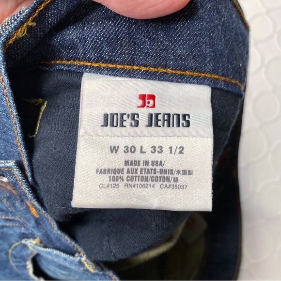 Joe’s Jeans Denim Skirt Designer Dark Wash Size 30 - Picture 8 of 8